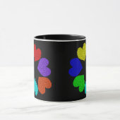 フローラレインボーラブハートマグ マグカップ (中央)