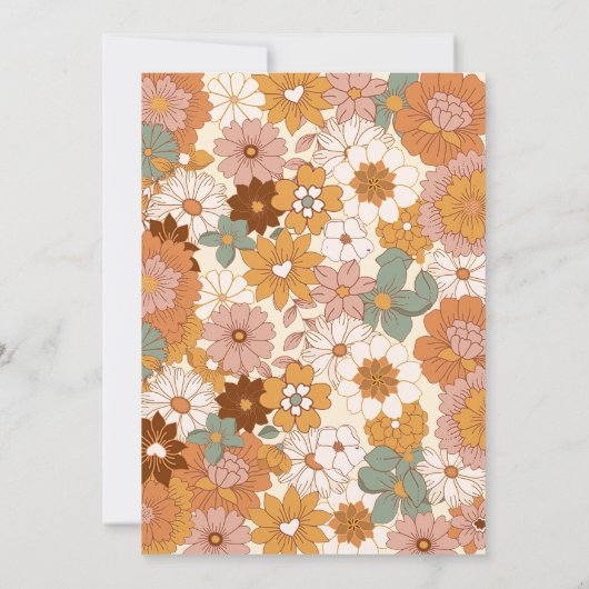 フローラレインボー5th誕生日招待状 招待状 (裏面)