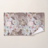 フローラレオパードアニマルプリントバスタオルセット バスタオルセット (ハンドタオル)