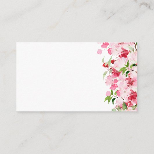 フローラレシピ エンクロージャーカード (裏面)