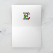 フローラレターEグリーティングカード – 内空白の部 カード (内部)