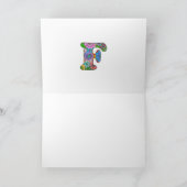 フローラレターFグリーティングカード – 内空白の部 カード (内部)