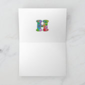 フローラレターHグリーティングカード – 内空白の部 カード (内部)