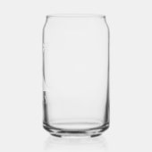 フローラレターKモノグラム名パーソナライズされた白 ガラス缶 (左)