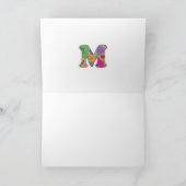 フローラレターMグリーティングカード – 内空白の部 カード (内部)