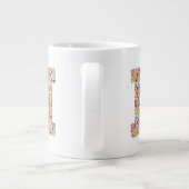 フローラレターMOM母の日フォトマグカップ ジャンボコーヒーマグカップ (裏面)