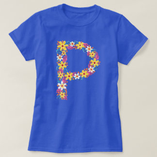 フローラレターP女子の基本Tシャツ Tシャツ
