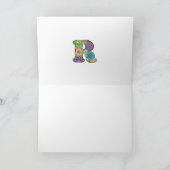 フローラレターRグリーティングカード – 内空白の部 カード (内部)