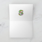 フローラレターSグリーティングカード – 内空白の部 カード (内部)