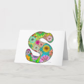 フローラレターSグリーティングカード – 内空白の部 カード (正面)