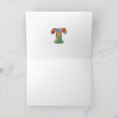 フローラレターTグリーティングカード – 内空白の部 カード (内部)