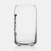 フローラレターUモノグラムと名パーソナライズされた前 ガラス缶 (左)