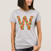 フローラレターW女性の基本Tシャツ Tシャツ (正面)