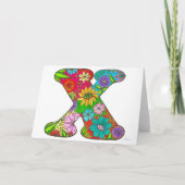 フローラレターXグリーティングカード – 内空白の部 カード (正面)