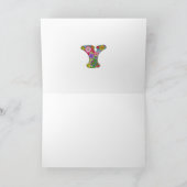 フローラレターYグリーティングカード – 内空白の部 カード (内部)
