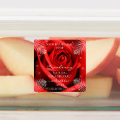 フローラレッドおよびブルゴーニュ製品の包装ラベル ラベル (貼付)