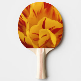 フローラレッドエレガント金ゴールドモンセルラチューリップ 卓球ラケット