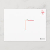 フローラレッドサンキューバラフラワー結婚ズの愛 ポストカード (裏面)