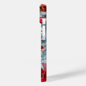 フローラレッドスターガーザーリリー写真 Case-Mate iPhoneケース (裏面 / 左)