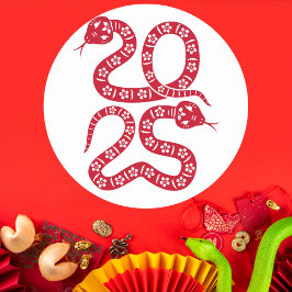 フローラレッドスネーク2025 ラウンドシール