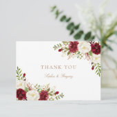 フローラレッドブルゴーニュ白金ゴールドサンキューカード サンキューカード (スタンド正面)
