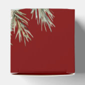 フローラレッドホワイトクリスマスバラ結婚ズ フェイバーボックス (上部)