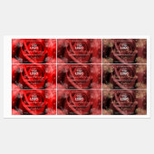 フローラレッドBurgundy製品の包装ラベルロゴ ラベル (シート)