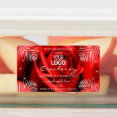 フローラレッドBurgundy製品の包装ラベルロゴ ラベル (貼付)