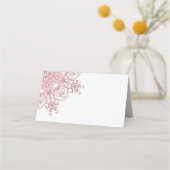 フローラレトロサンゴマンダラ プレイスカード (裏面)