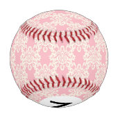 フローラレトロダマスク 野球ボール (裏面)