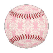 フローラレトロダマスク 野球ボール (正面)
