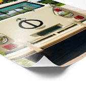 フローラレトロヒッピー・ヴァンヴィンテージアート フォトプリント            (角)