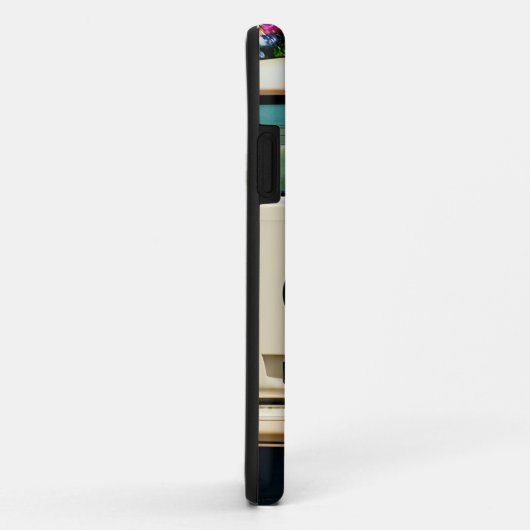 フローラレトロヒッピー・ヴァンヴィンテージアート Case-Mate iPhoneケース (裏面/右)