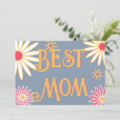 フローラレトロマザーズデイカード カード (スタンド正面)