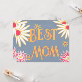 フローラレトロマザーズデイカード カード (正面/裏面インサイチュ)