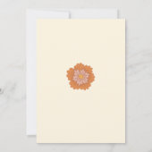 フローラレトロ2グルーヴィー2nd誕生日招待状 招待状 (裏面)