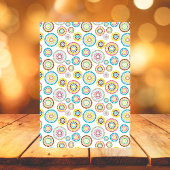 フローラレトロ70Sグルーヴィーヒッピーブライダルシャワー 招待状