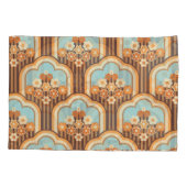 フローラレトロ: 70s壁紙リバイバル 枕カバー (裏面)