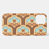 フローラレトロ: 70s壁紙リバイバル Case-Mate iPhoneケース (裏面 (横))