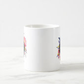 フローラレパーソナライズされたディボスMUG コーヒーマグカップ (中央)