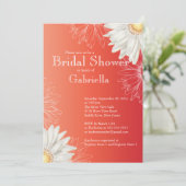 フローラレモダンッドデイジーブライダルシャワー 招待状 (スタンド正面)