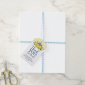 フローラレモンブライダルシャワーサンキューギフトラベル ギフトタグ (より糸付き)