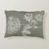 フローラレリーフ、 浮き彫りI アクセントクッション (裏面)