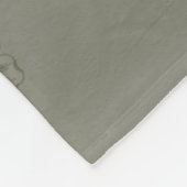 フローラレリーフ、 浮き彫りI フリースブランケット (角)