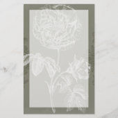 フローラレリーフ、 浮き彫りI 便箋 (正面)