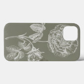 フローラレリーフ、 浮き彫りI Case-Mate iPhoneケース (裏面 (横))