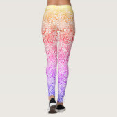 フローラレースのパタカラフルーン レギンス (裏面)