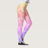 フローラレースのパタカラフルーン レギンス (右)