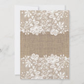 フローラレースアンドバーラップエレガントバースデーパーティー 招待状 (裏面)