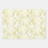 フローラレーステクスチャゴールデンブラック ラッピングペーパーシート (正面3)